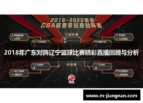 2018年广东对阵辽宁篮球比赛精彩直播回顾与分析